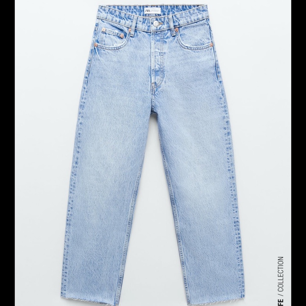 Zara Hi Rise Straight Jean - Picture 4 of 5